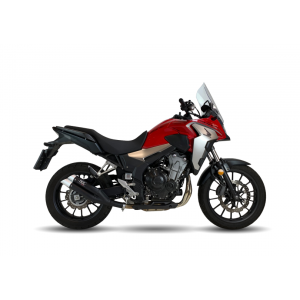 Ixil - XH6336XB - para HONDA CB 500 X 19-20 (PC64) - SLIP ON - DUAL HYPERLOW BLACK XL