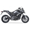 Ixil - XH6362XB - para HONDA NC 750 X - S - INTEGRA 16-20 (RC88 RC89 RC90 RC92) - SLIP ON - DUAL HYPERLOW BLACK XL