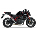 Ixil - XH6303XB - para HONDA CB 750 HORNET 2025 (RH24) - SLIP ON - DUAL HYPERLOW BLACK XL