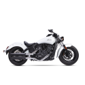 Ixil - HI2001SB - para INDIAN SCOUT BOBBER 15-23 - SLIP ON (UPPER MUFFLER) - IRONHEAD ROUND BLACK
