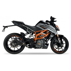 Ixil - CM3259RB - para KTM DUKE 390 21-23 (KTM IS DUKE) - SLIP ON - RACE XTREM BLACK