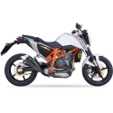 Ixil - XM3370XB - para KTM DUKE 690 (KMT690) 12-16 (KTM 690 DUKE) - SLIP ON - DUAL HYPERLOW BLACK XL