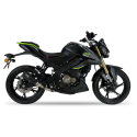 Ixil - CQ1216RB - para QJ MOTOR SRK 125 S/R  - SLIP ON - RACE XTREM BLACK