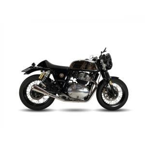 Ixil - OR505SSS - para ROYAL ENFIELD CONTINENTAL GT 650 / INTERCEPTOR 650 - SLIP ON (LEFT MUFFLER) - IRONHEAD CONICAL INOX