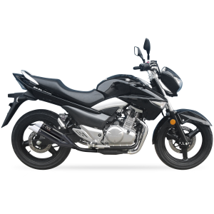 Ixil - XS8323XB - para SUZUKI INAZUMA GW 250 12-15 (DC) - SLIP ON - DUAL HYPERLOW BLACK XL