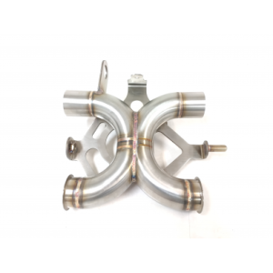 Ixil - KIT4068C1 - para TRIUMPH BOBBER 17-20 (DV01 DV01A) - DKAT - MID PIPE - CATALYST SUPPRESSOR