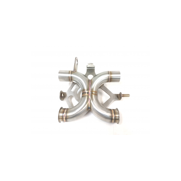 Ixil - KIT4068C1 - para TRIUMPH BOBBER 17-20 (DV01 DV01A) - DKAT - MID PIPE - CATALYST SUPPRESSOR