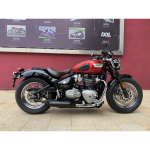 Ixil - OT4068SSB - para TRIUMPH SPEEDMASTER 17-22 (DV01 DV01A DX04) - SLIP ON (RIGHT MUFFLER) - IRONHEAD ROUND BLACK