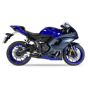 Ixil - XY9366XB - para YAMAHA YZF 700 R7 2025 - FULL SYSTEM - DUAL HYPERLOW BLACK XL