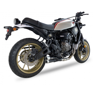 Ixil - XY9364XB - para YAMAHA XSR 700 21-24 (RM36 RM37) - FULL SYSTEM - DUAL HYPERLOW BLACK XL