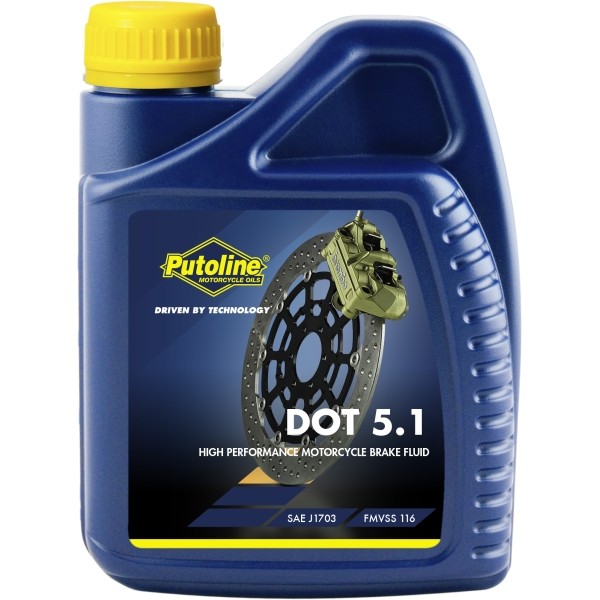 Botella Putoline Brakefluid DOT 5.1 500 ML