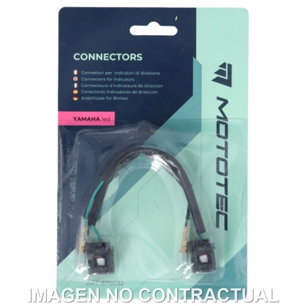 PAR DE CONECTORES MOTOTEC INTERMITENTES YAMAHA (LED)