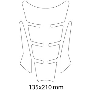 PROTECCION DEPOSITO MOTOTEC T4 COLOR NEGRO