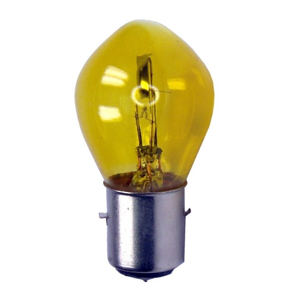 Lámpara Casquillo BA 20 D 12V 25/25W Amarilla