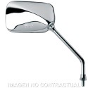 Espejo HERT cromado Moto Custom Derecho