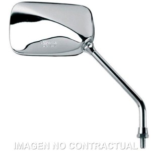 Espejo HERT cromado Moto Custom Derecho