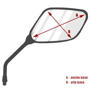 ESPEJO HERT SYM Joyride 125/200 (05/09) Derecho