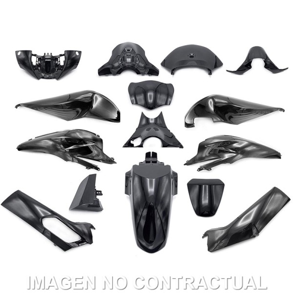 KIT PLASTICOS HERT HONDA PCX 125 15 PZAS NEGRO NIGHTSTAR PERLADO