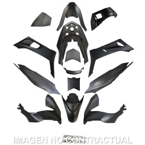 KIT PLASTICOS HERT HONDA PCX 125 14 PIEZAS NEGRO