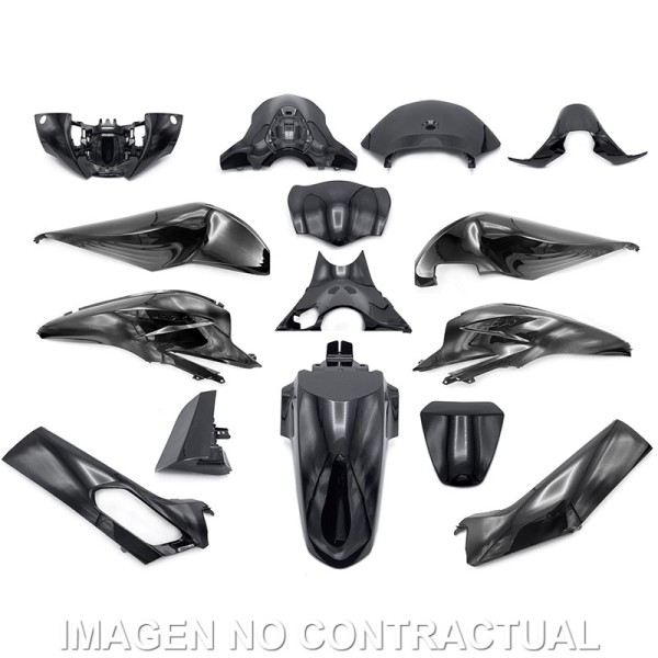 KIT PLASTICOS HERT HONDA SH 125-150 NEGRO