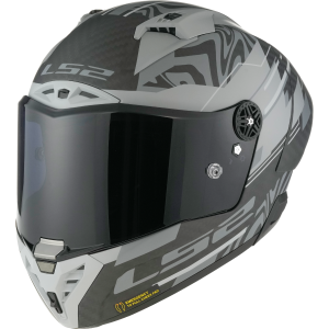 CASCO LS2 FF805 THUNDER C GP AERO POLAR MATT BLACK