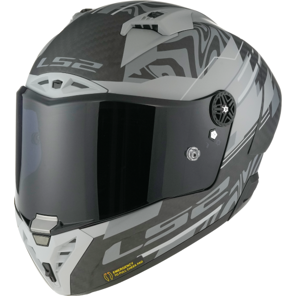 CASCO LS2 FF805 THUNDER C GP AERO POLAR MATT BLACK