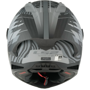CASCO LS2 FF805 THUNDER C GP AERO POLAR MATT BLACK