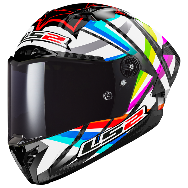 CASCO LS2 FF805 THUNDER C GP AERO FLASH BLACK