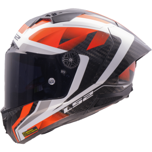 CASCO LS2 FF805 THUNDER GP AERO RAUTE WHITE RED