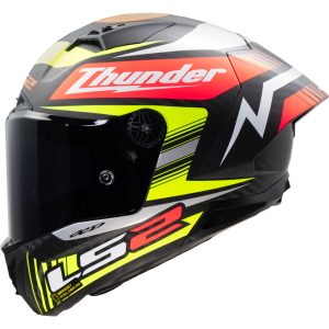 CASCO LS2 FF805 THUNDER GP AERO REPLICA BLACK