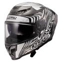 CASCO LS2 FF807 DRAGON ENTHUM SILVER