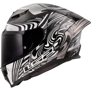 CASCO LS2 FF807 DRAGON ENTHUM SILVER