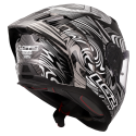 CASCO LS2 FF807 DRAGON ENTHUM SILVER