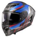 CASCO LS2 FF807 DRAGON TRAX BLUE RED