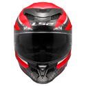 CASCO LS2 FF807 DRAGON TRAX RED