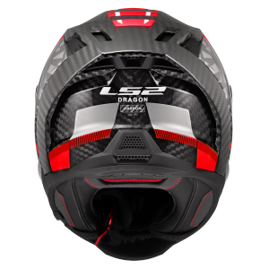 CASCO LS2 FF807 DRAGON TRAX RED