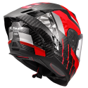 CASCO LS2 FF807 DRAGON TRAX RED