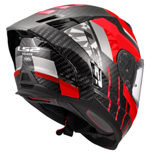 CASCO LS2 FF807 DRAGON TRAX RED