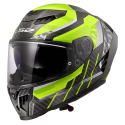 CASCO LS2 FF807 DRAGON TRAX HI VIS YELLOW