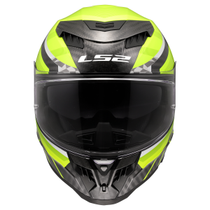 CASCO LS2 FF807 DRAGON TRAX HI VIS YELLOW