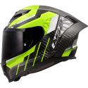 CASCO LS2 FF807 DRAGON TRAX HI VIS YELLOW
