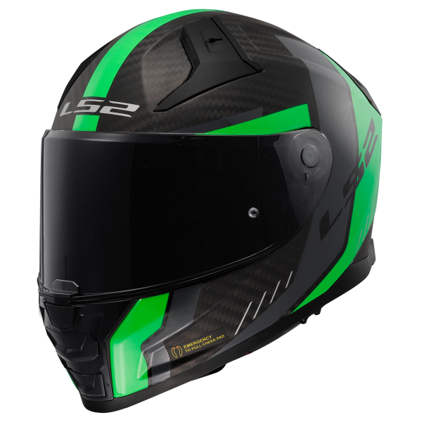 CASCO LS2 FF811 VECTOR II C GRID MATT FLUO GREEN