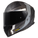 CASCO LS2 FF811 VECTOR II C GRID MATT BLACK GREY