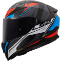 CASCO LS2 FF811 VECTOR II C SAVAGE WHITE BLUE RED