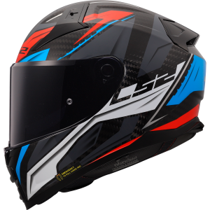 CASCO LS2 FF811 VECTOR II C SAVAGE WHITE BLUE RED