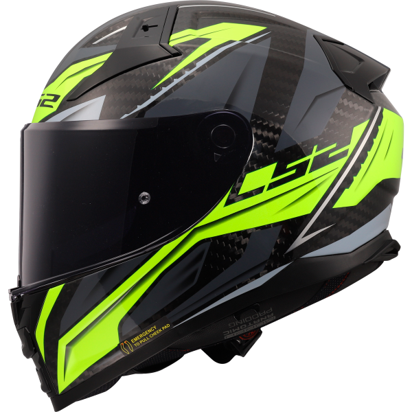 CASCO LS2 FF811 VECTOR II C SAVAGE HI VIS YELLOW