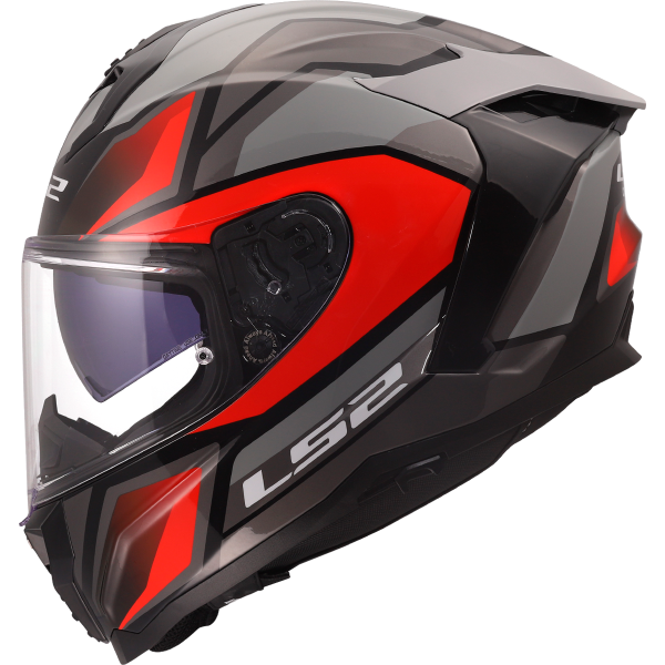 CASCO LS2 FF817 CHALLENGER II VIPER GREY RED
