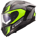 CASCO LS2 FF817 CHALLENGER II VIPER GREY HI VIS YELLOW