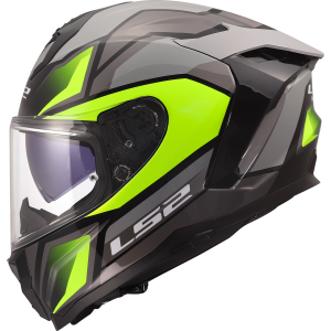 CASCO LS2 FF817 CHALLENGER II VIPER GREY HI VIS YELLOW