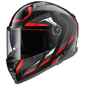 CASCO LS2 FF811 VECTOR II ALIZER BLACK RED